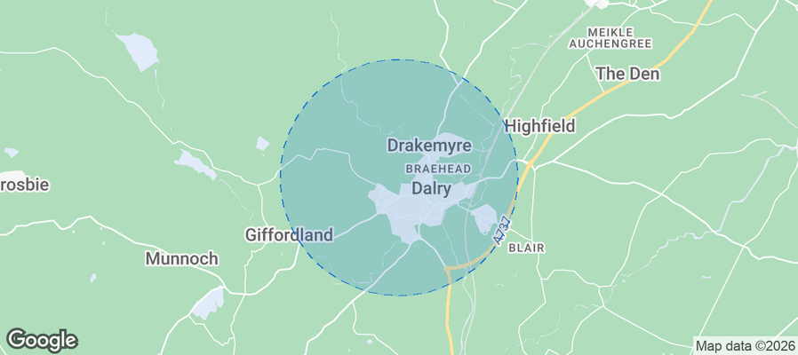 North Ayrshire Airbnb map